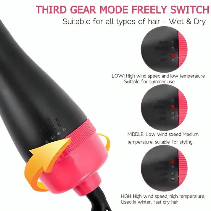3-in-1 Hair Dryer Brush – Straightener & Curler Comb Styler - NOOR MARTshop_this_look_AVdw3f