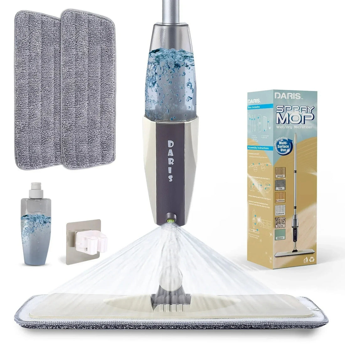 Spray Flat Mop for Quick Floor Cleaning - NOOR MART